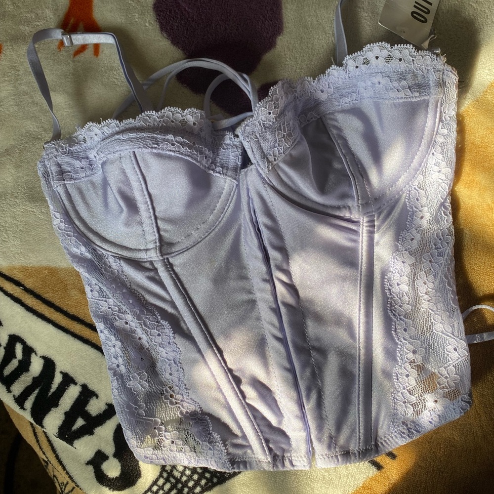 Lavender Corset Top